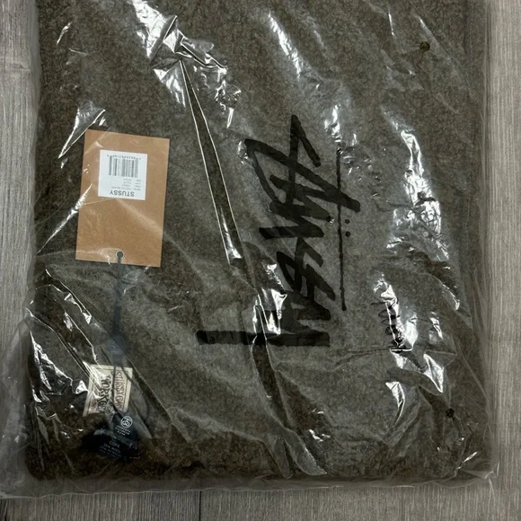 Stussy pieced Alpaca Wool Scarf - www.fusionkosher.com